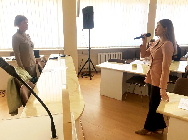 Слово подяки від завідувачки кафедри теорії і практики перекладу Юлії Головацької